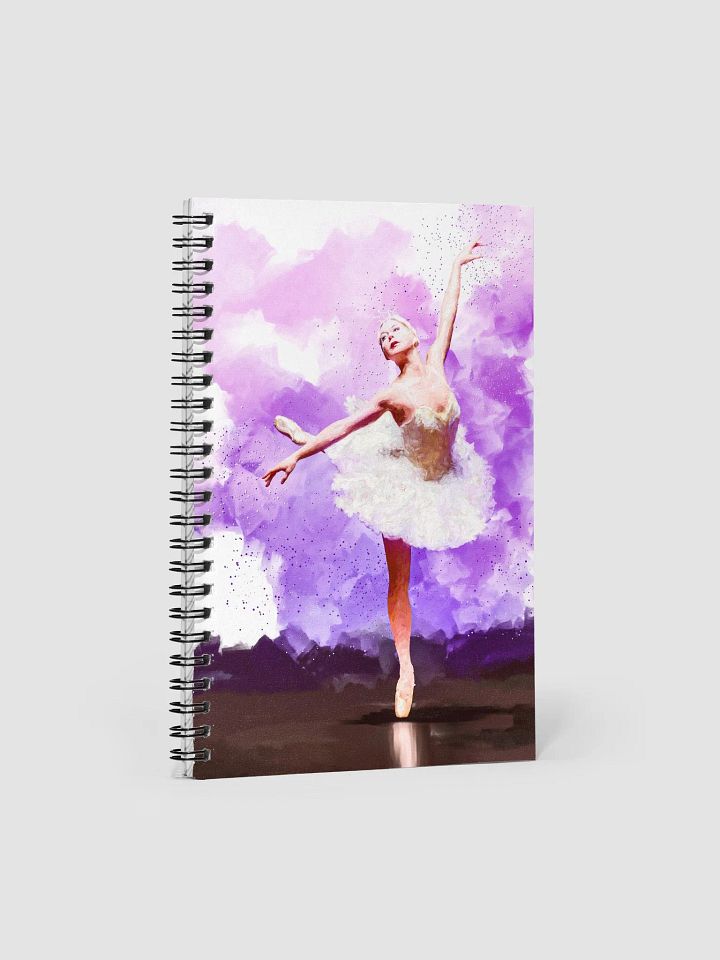 Arabesque Movement - Ballet Dancer Spiral Notebook product image (1)
