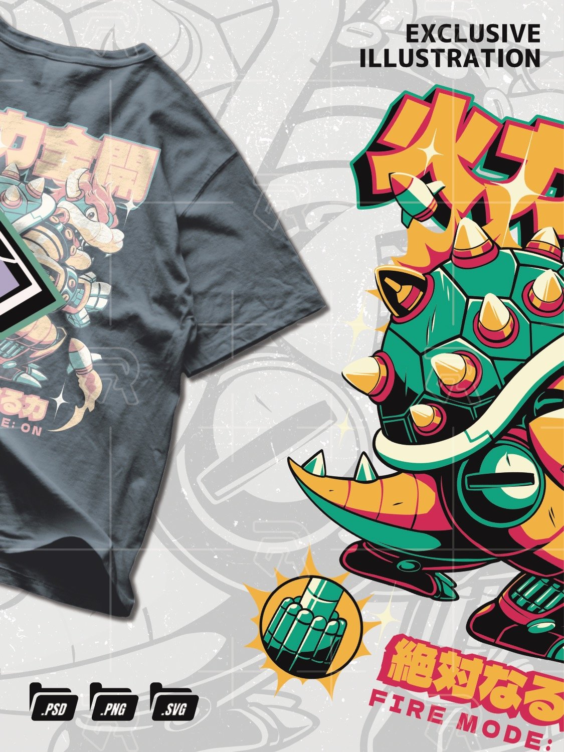 Fire Mode: ON (Inspired by Bowser / Super Mario) product image (3)