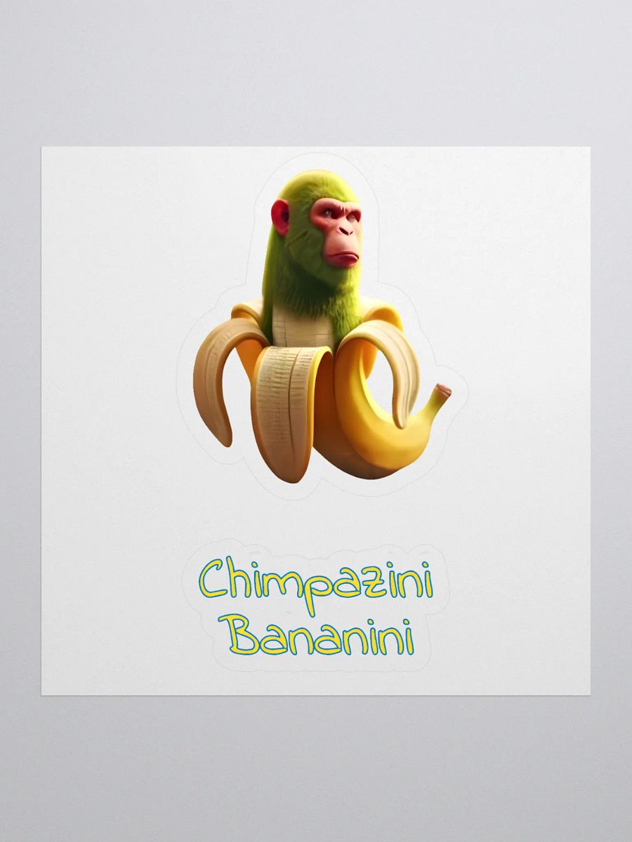 CHIMPANZINI BANANINI - STICKER product image (1)