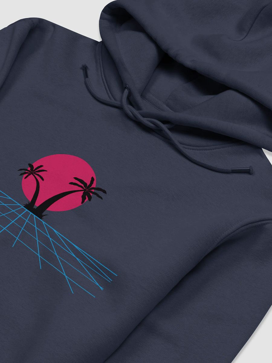 Synthwave Sunset Unisex Eco Hoodie product image (3)