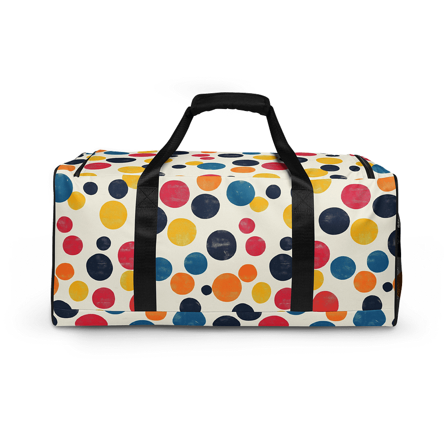 Polka Dot Illusion Vintage Retro Duffle Bag product image (6)