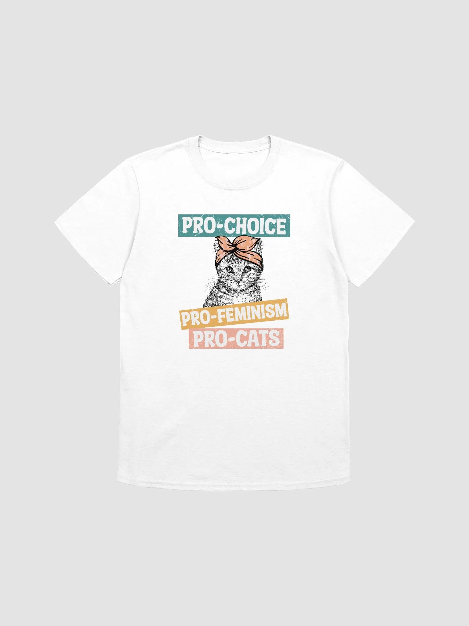 Pro-Choice, Pro-Feminism, Pro-Cats Graphic Tee product image (13)