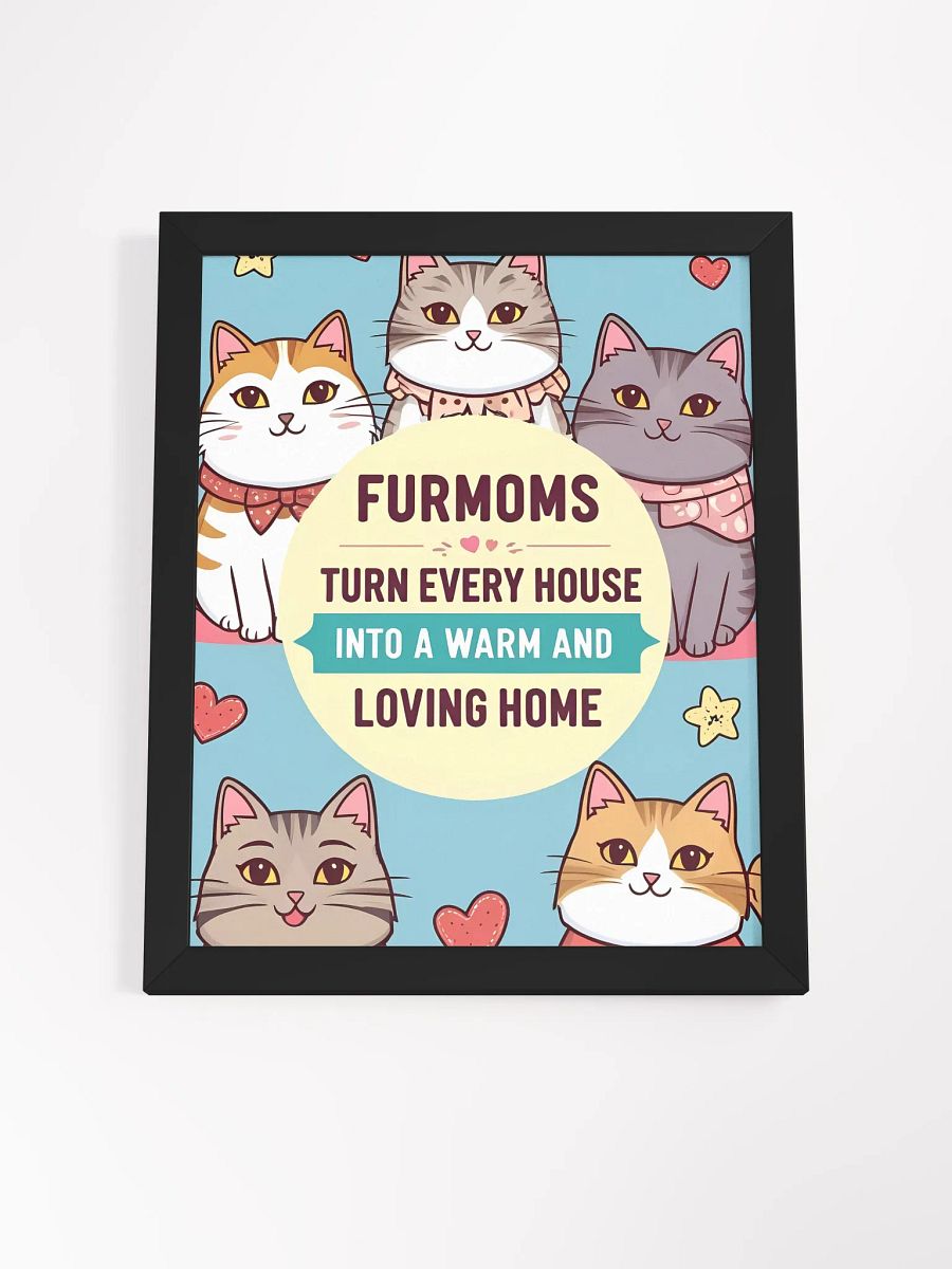FurMom Love Circle - Framed Matte Poster product image (16)