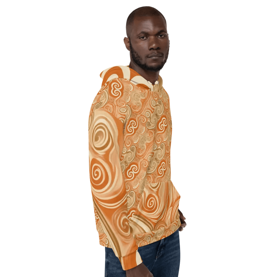 Funky Latte Liquid Tie-Dye Hoodie product image (3)