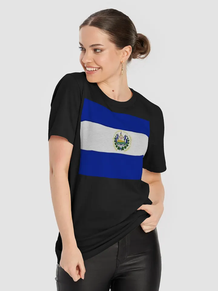 Exclusive Unisex El Salvador Flag Graphic Tee by Graphic Grove product image (1)