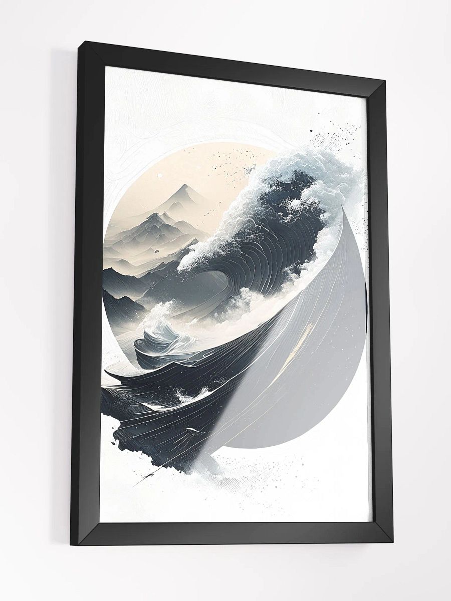 Geometric abstract art in Japanese style product image (3)