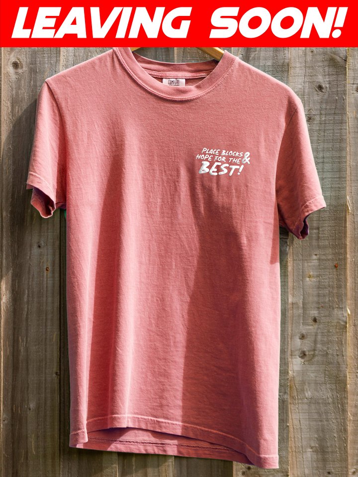 'Place Blocks & Hope For The Best' T-shirt product image (1)