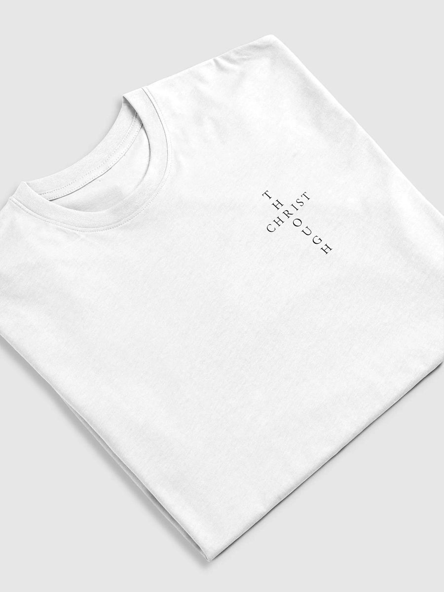 Through Christ Focus Tee – Colossians 3:2 product image (3)
