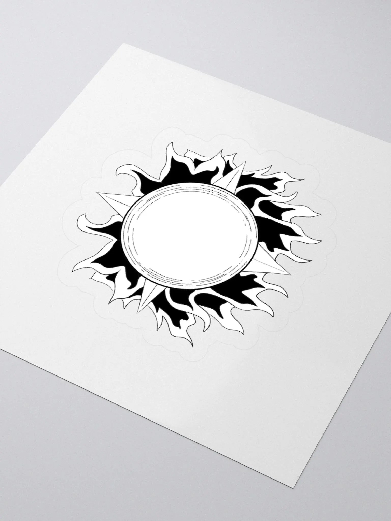 Abstract Sun Sticker product image (3)