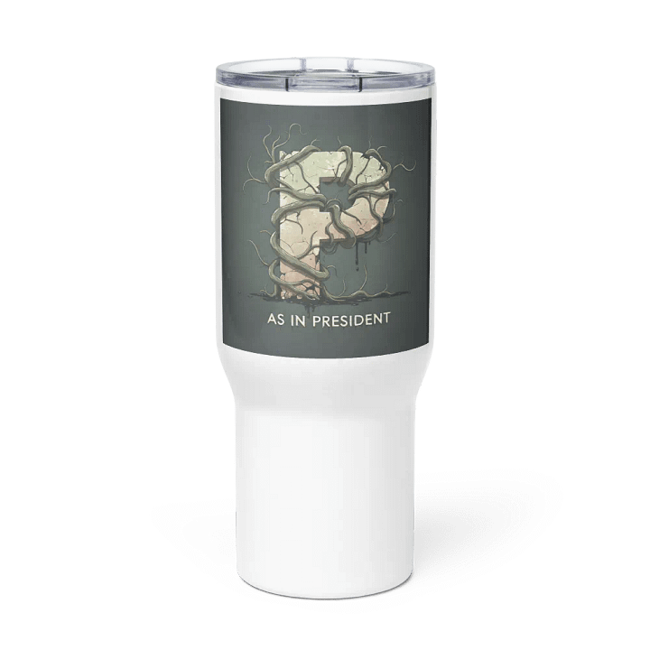 P as in president travel mug product image (1)