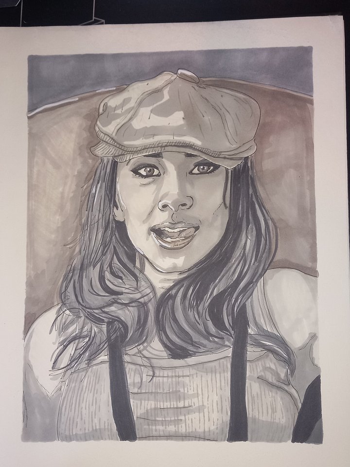 Original Sketch Art: Hayley Atwell - Break Time product image (2)