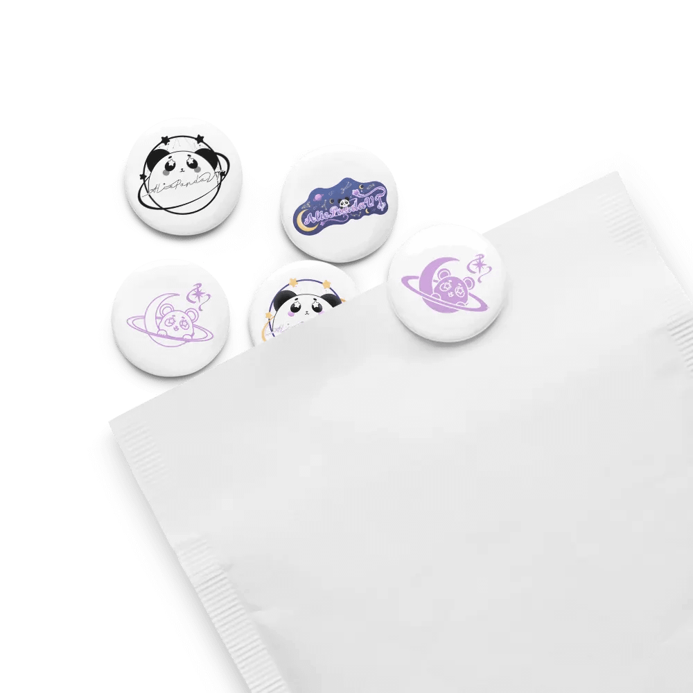 Glossy Set: 5 Pin Buttons Collection product image (8)