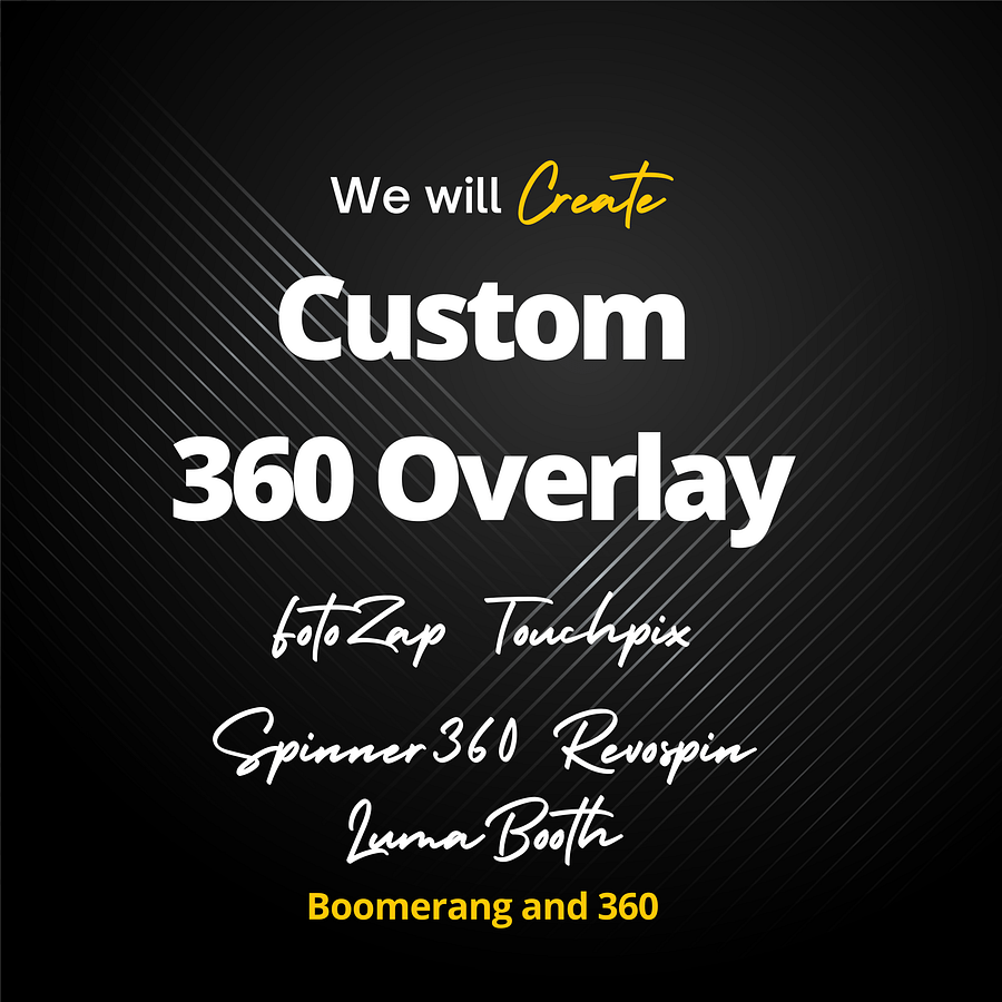 Static Custom 360 or PhotoBooth Design product image (1)