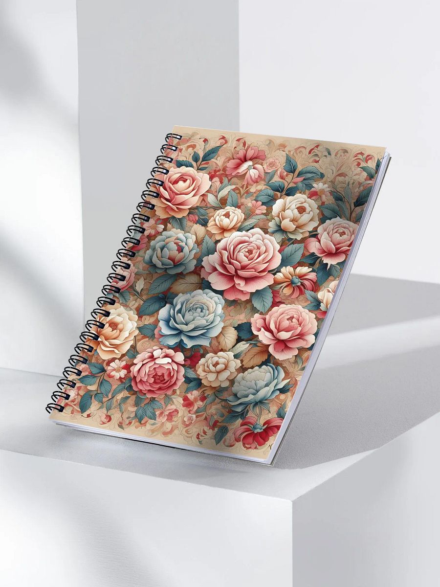 Royal Floral Spiral Notebook product image (3)