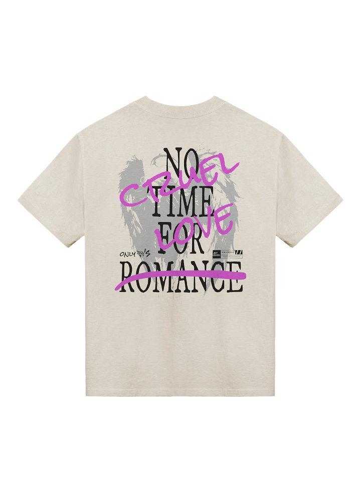 "No Angels Here" Tee: Cruel Love, Sweet Pain. 💔 product image (2)