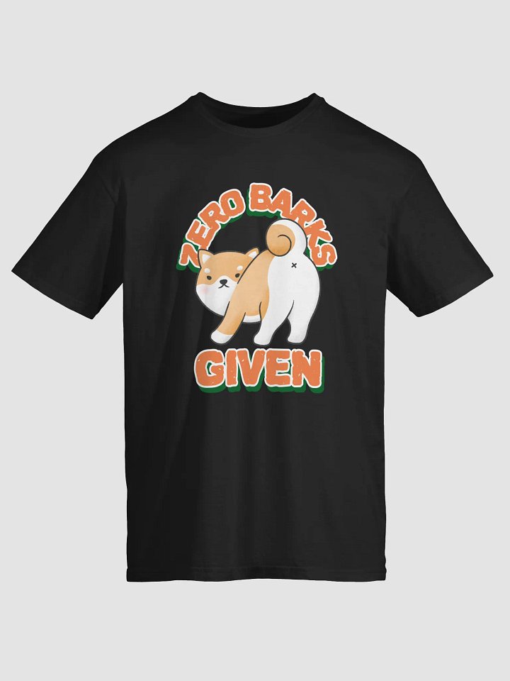 Zero Barks Given Cartoon Shiba Inu T-Shirt product image (1)