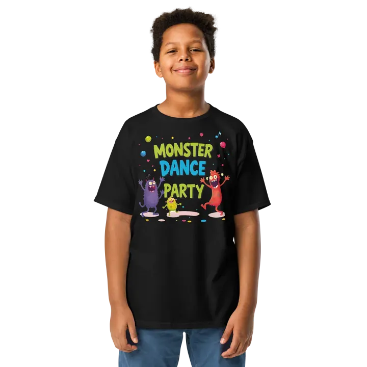Monster Dance Party - Groovy Moves Kids Tee product image (1)