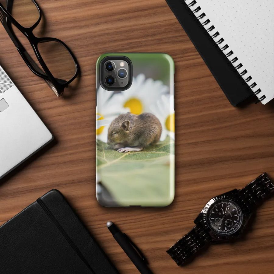 Mouse with Flower Phone Case - Perfect for Animal Lovers, Ultimate Phone Protection! product image (39)