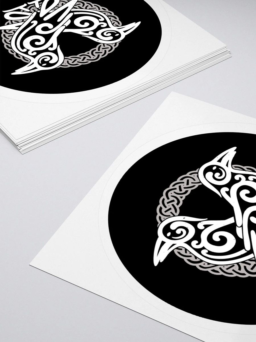 Odin's Ravens Vinyl Sticker product image (11)