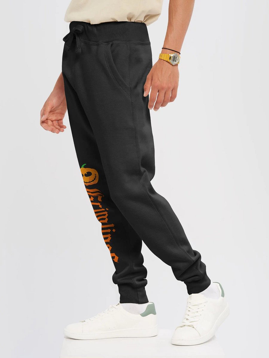 Grimlings Pumpkin Fleece Joggers product image (6)