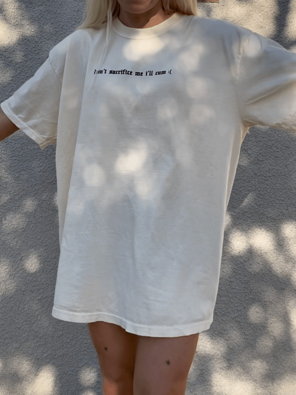 'Don't Sacrifice Me I'll Cum :(' T Shirt (dark colours / 5 Colours Available) product image (5)