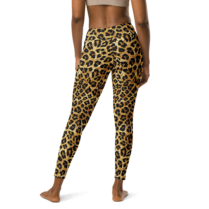 Fierce Catwalk Leopard Print Women’s Leggings product image (2)