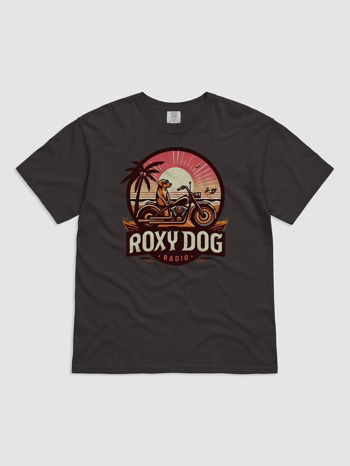 Roxy Dog Radio Sunset Biker Dog T-Shirt product image (5)