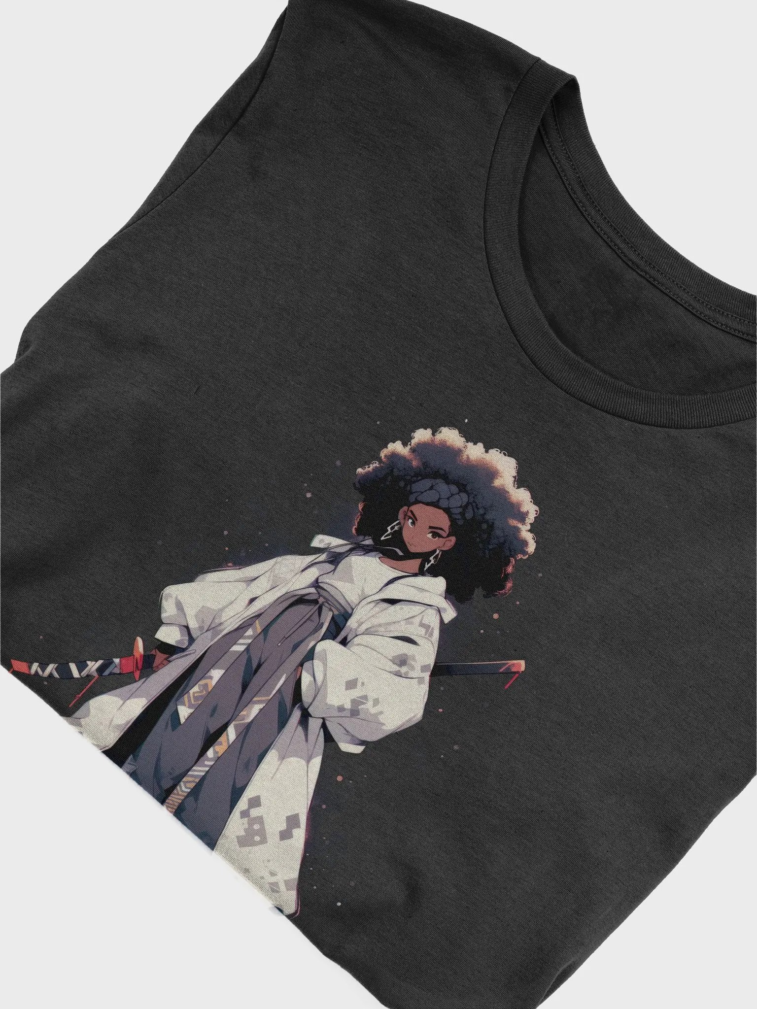 🏷️ Urban Kunoichi – Anime Samurai Girl Tee product image (3)