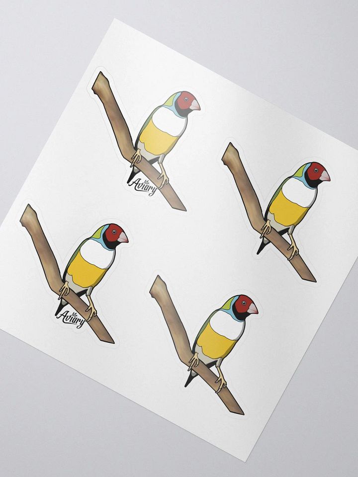 Gouldian Finch Stickers product image (2)