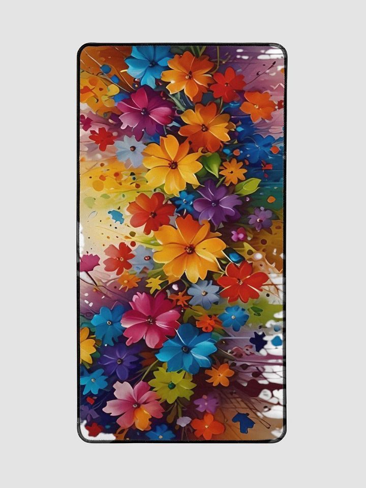 Floral Burst Desk Mat product image (2)