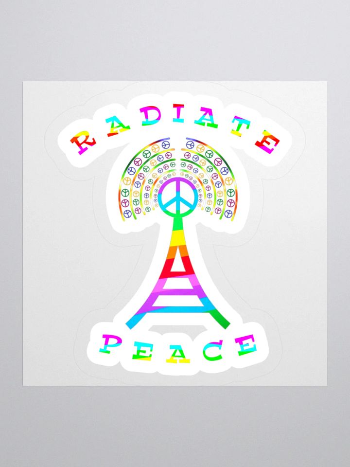 Radiate Peace Sticker product image (2)