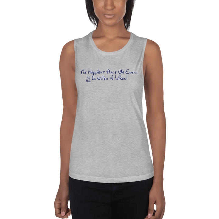Happiest Place On Earth Is With A Vixen Flowy Tank Top product image (13)