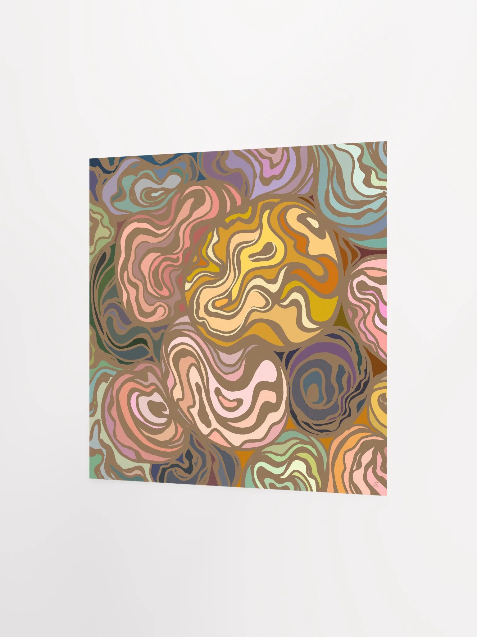 Vibrant Matte Poster Print - Stones No. 1 product image (2)