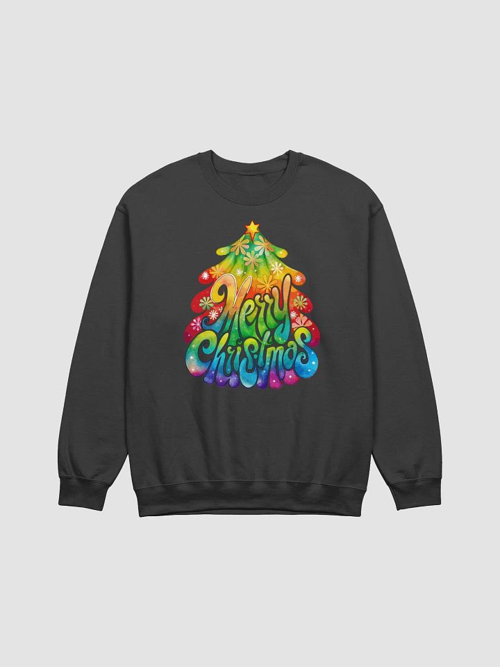 Festive Merry Christmas Tree Sweatshirt product image (2)