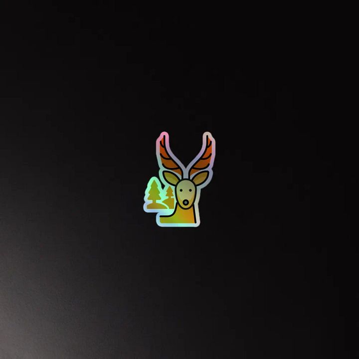 Vadideki Geyik Holographic Sticker Set product image (4)