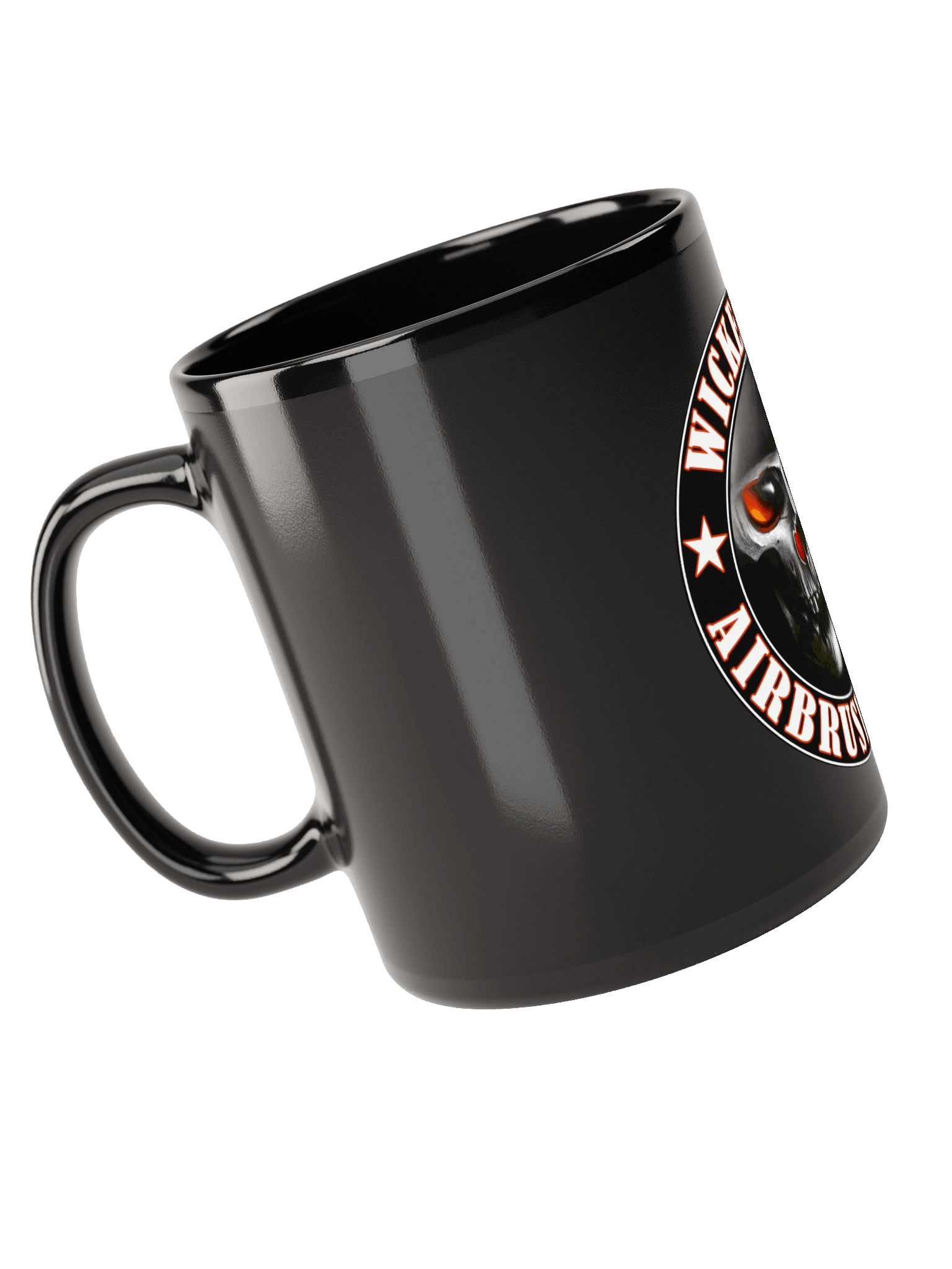 Wicked Art Skull Emblem Coffee Mug product image (6)