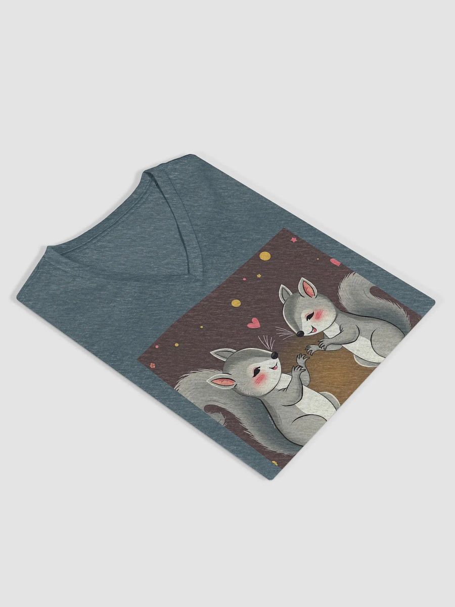 Whimsical Squirrel Friends V-Neck Tee product image (4)