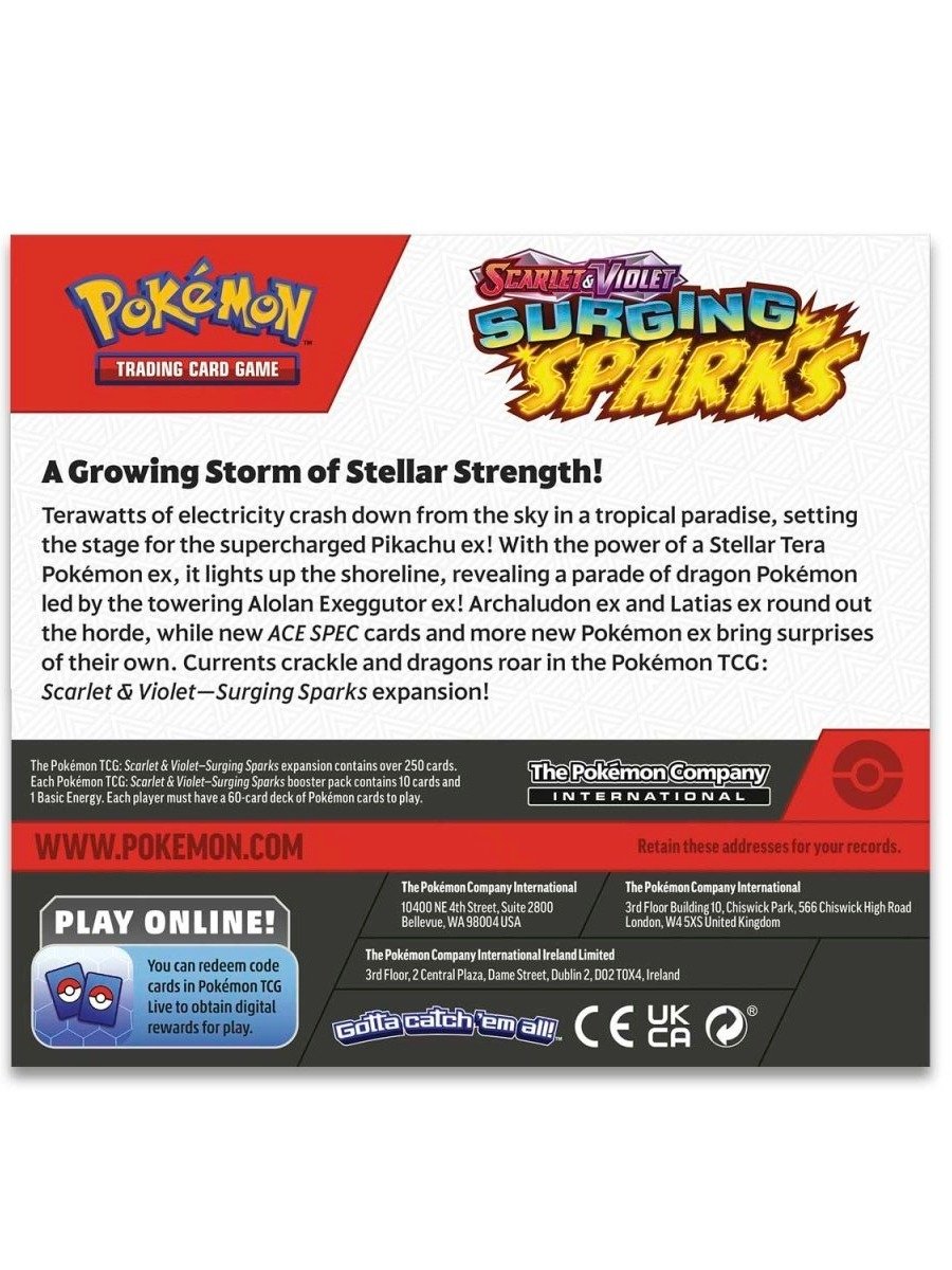 Pokémon TCG: Scarlet & Violet Surging Sparks - Booster Box product image (3)