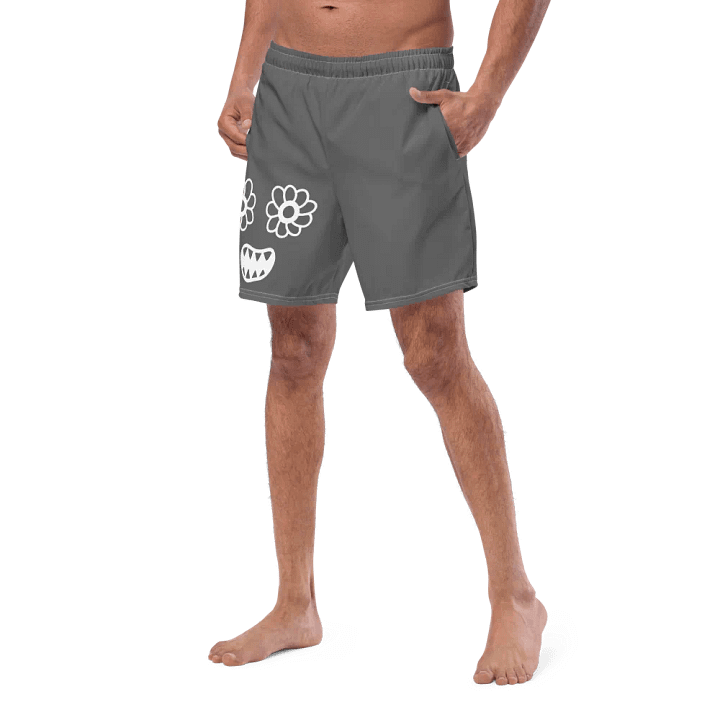 Eyes and Teeth All-Over Print Swim Trunks product image (2)
