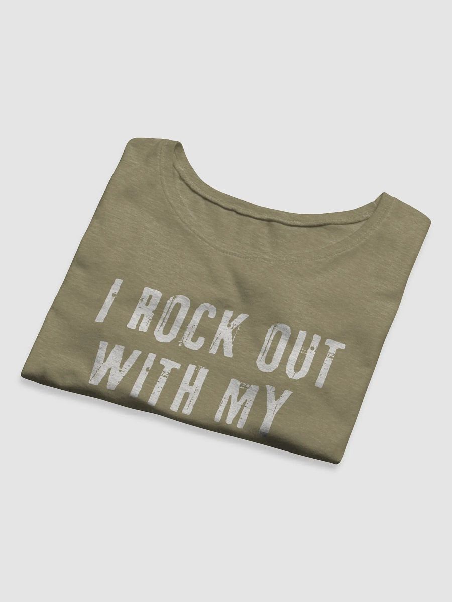 "I ROCK OUT WITH MY CROCS OUT" Cropped T-Shirt product image (8)