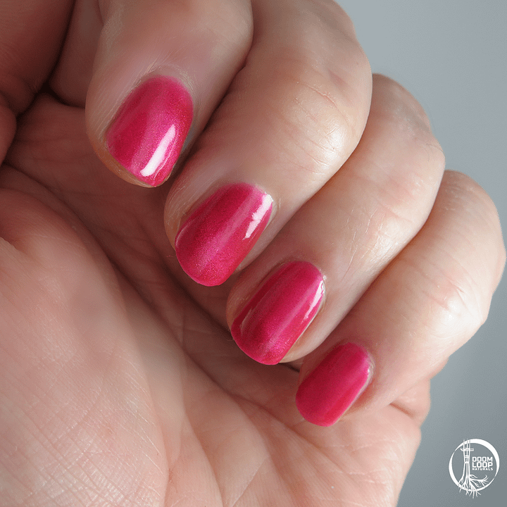 UNLAWFUL ASSEMBLY - Neon Red Jelly Magnetic Shimmer Polish product image (2)