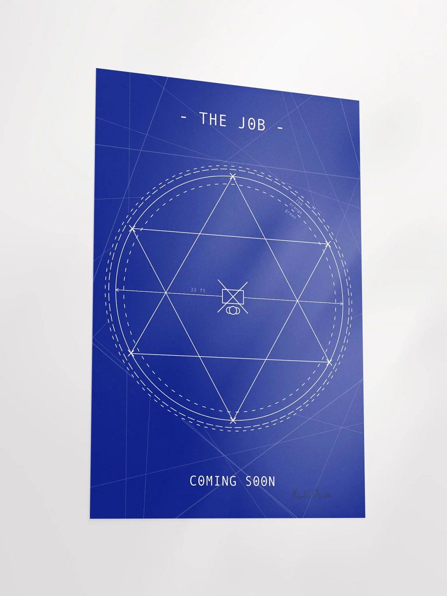 The Job - Official Signed Coming Soon Movie Poster | A Film by Hank Orion product image (6)