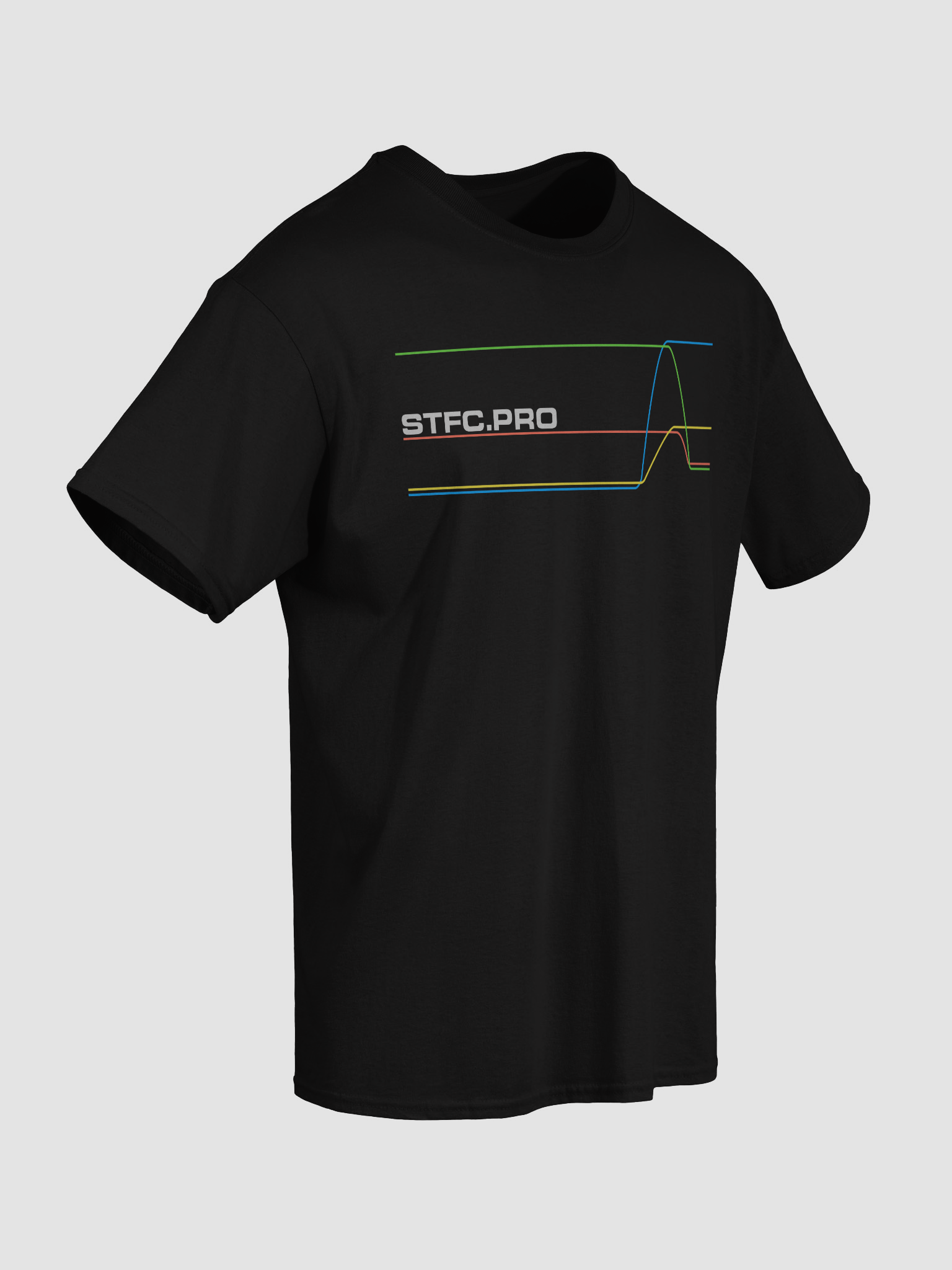 80s Inspired STFC.PRO graph lines t-shirt product image (41)