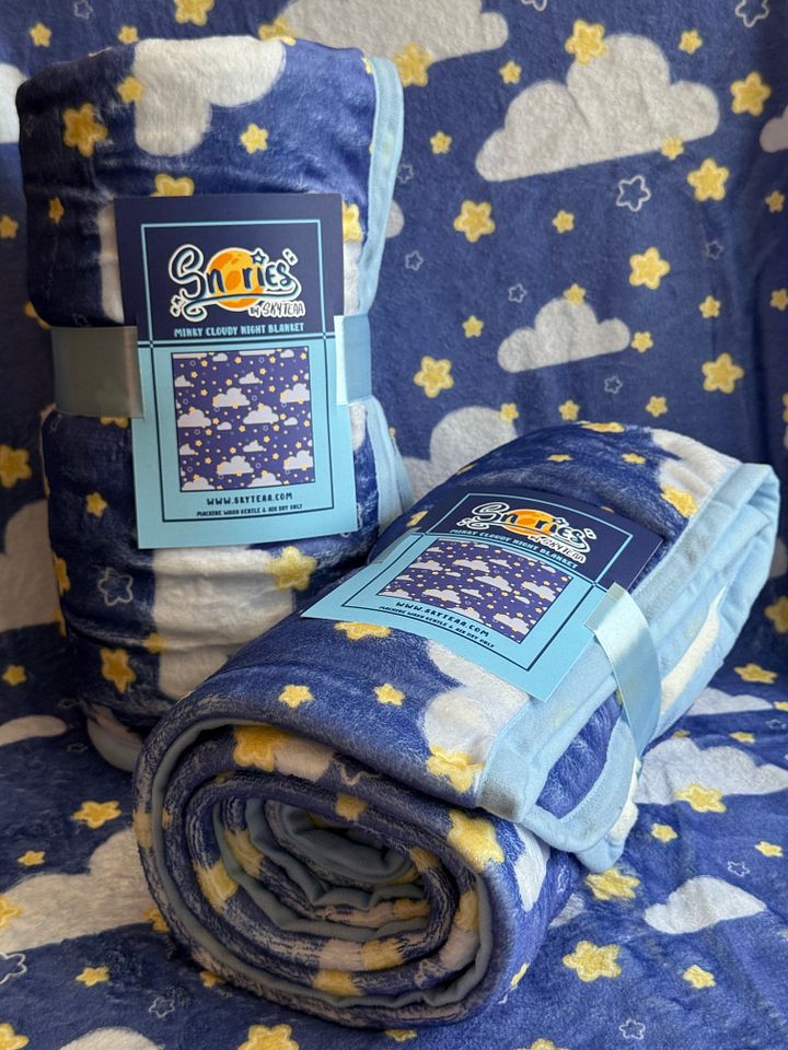 Cloudy Night Cuddle Blanket product image (1)