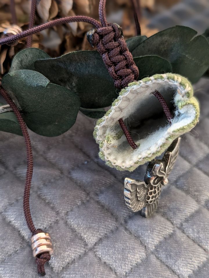 'Hoot in the Forest' Pouch Necklace product image (2)