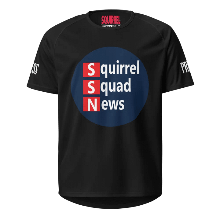 White Text - Squirrel Squad News Unisex Sports Jersey product image (1)
