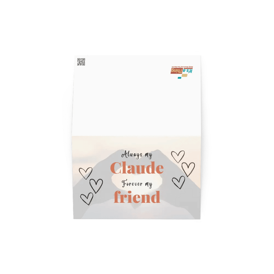 Claude Greeting Card product image (2)