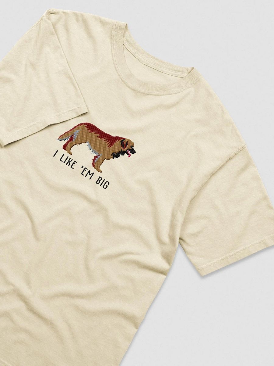 I Like 'Em Big T-Shirt(Embroidered) of a Leonberger product image (6)