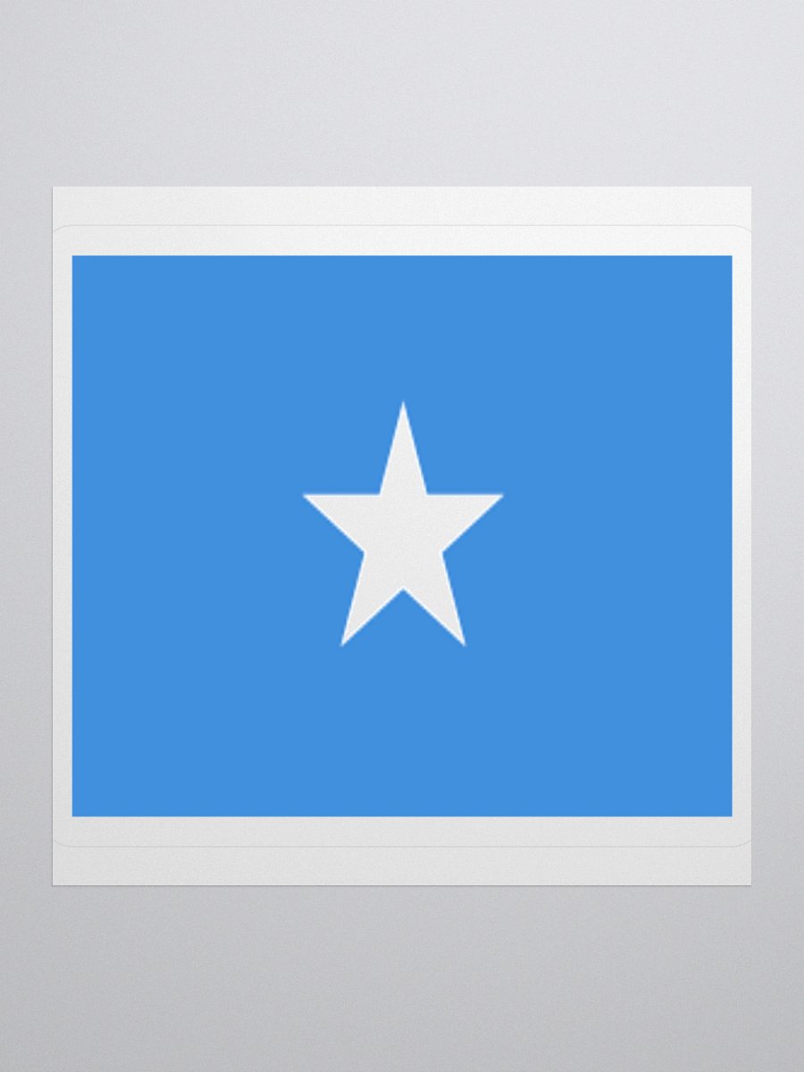 Exclusive Somalia Flag Kiss-Cut Stickers - High-Quality Vinyl, Multiple Sizes product image (1)