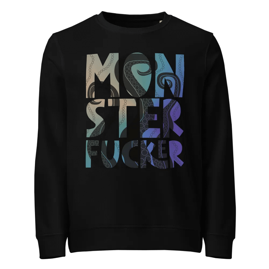 Monster F*cker Organic Sweatshirt (Sea) product image (1)